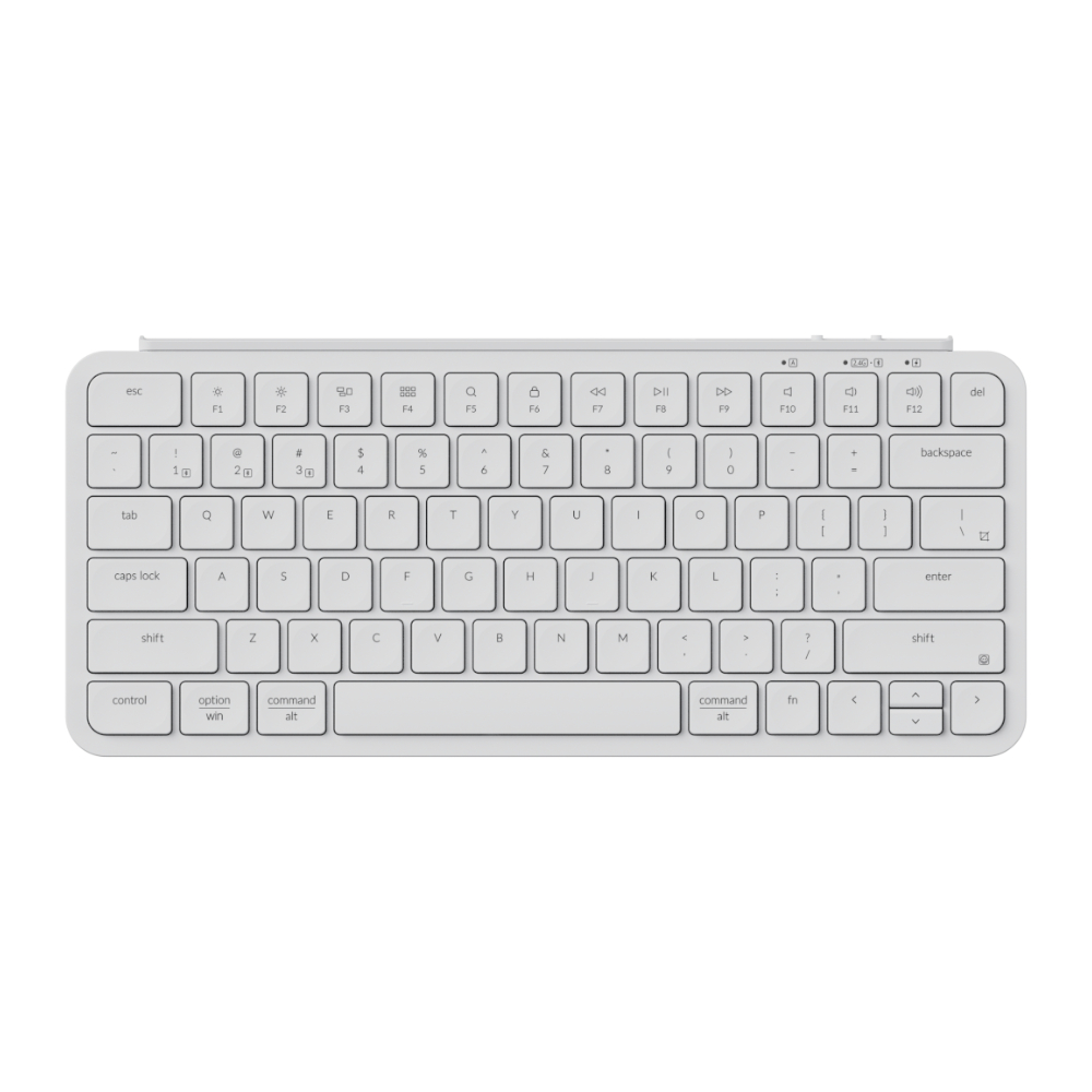Keychron B1 Pro Ultra-Slim 75% Wireless Keyboard - Ivory White