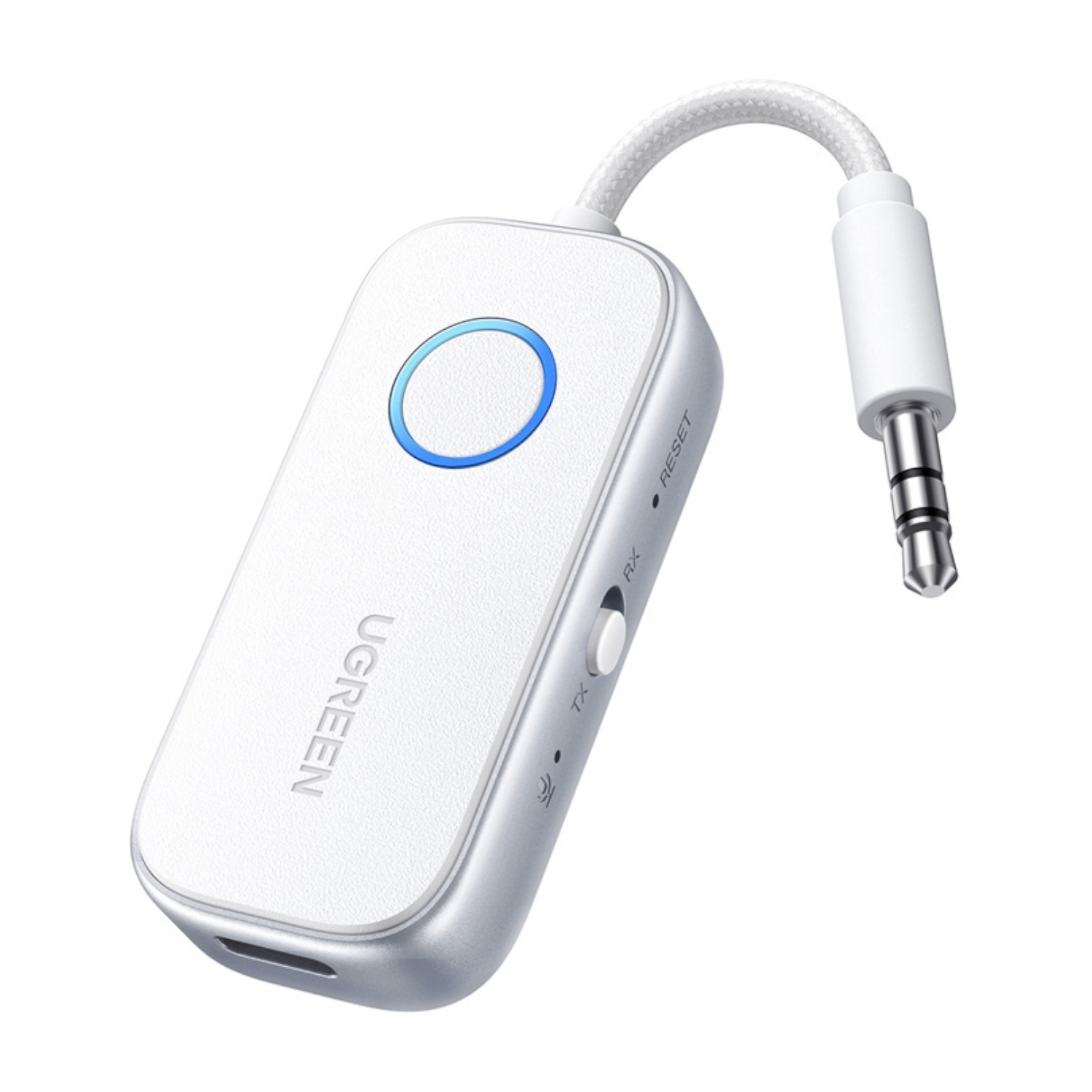 UGREEN 3.5mm Bluetooth 5.4 Audio Receiver/Transmitter - White