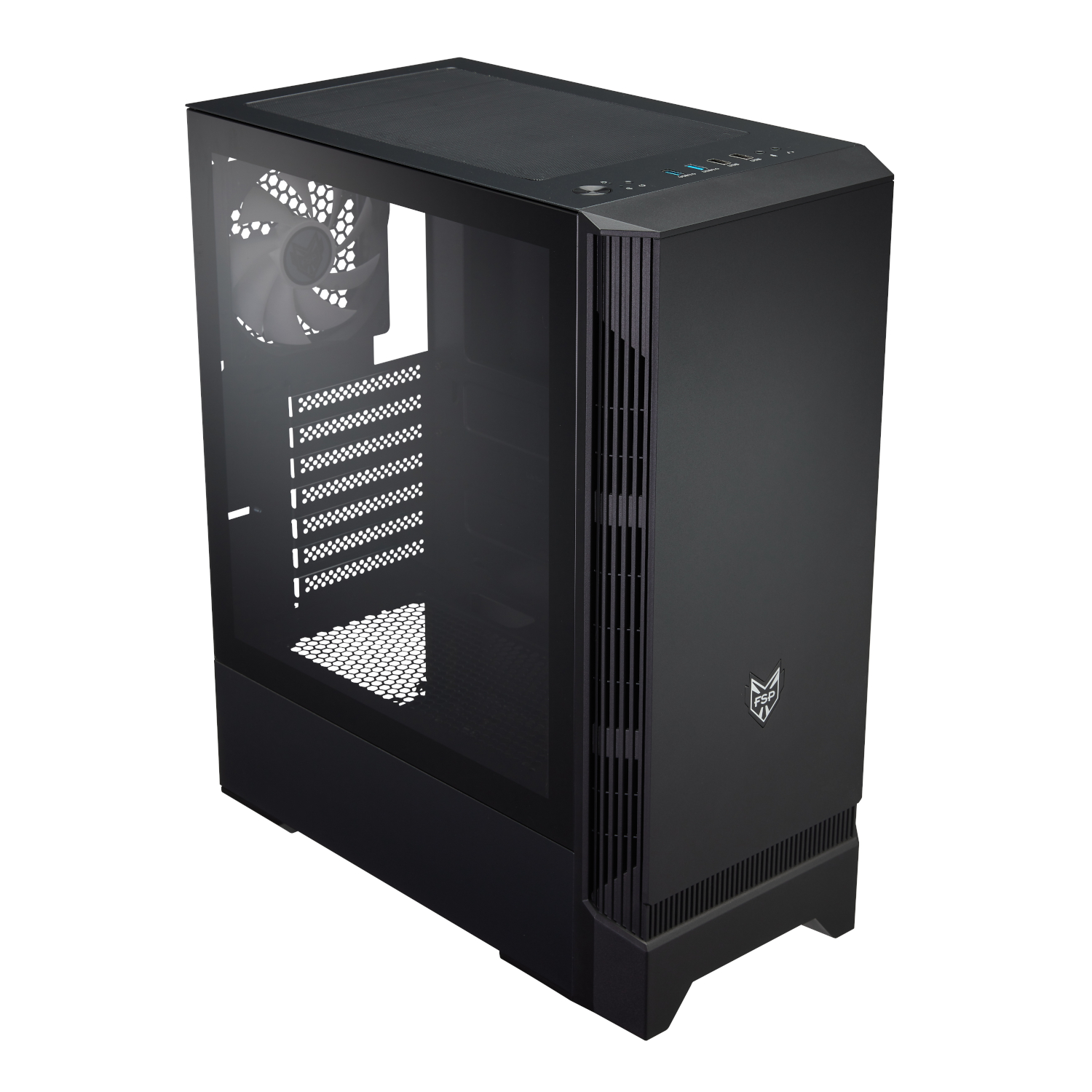 FSP CMT260 ATX Gaming Chassis - Black