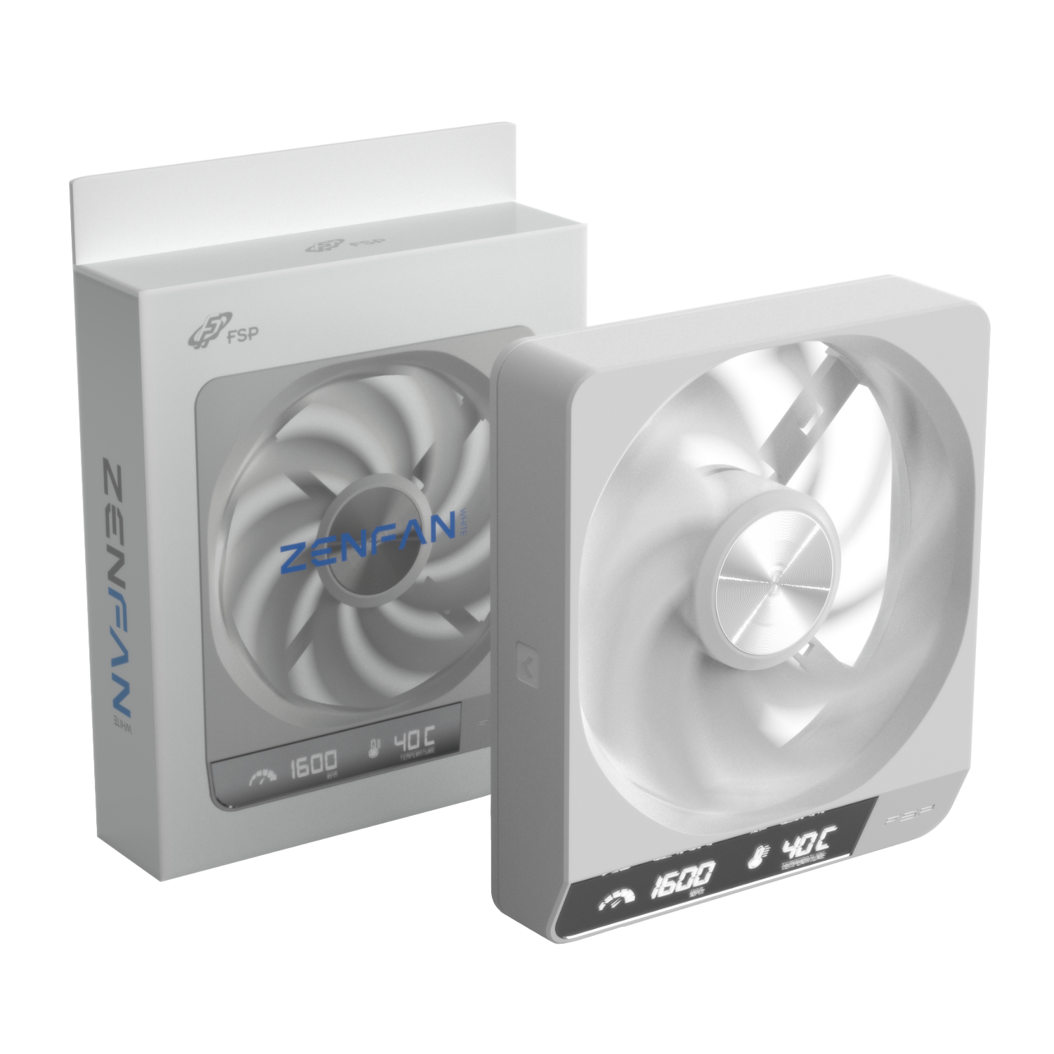 FSP ZENFAN 120mm PWM Smart Fan - White